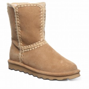 Bearpaw Elle Short Støvler Dame Brune | OSX7425SR