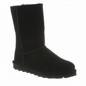 Bearpaw Elle Short Støvler Dame Sort | HZI4677WG