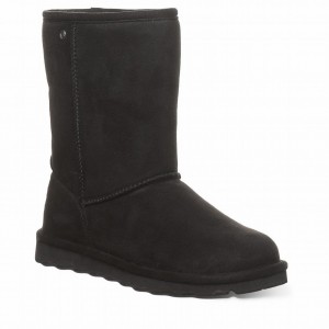 Bearpaw Elle Short Vegan Støvler Dame Sort | CNS232OZ