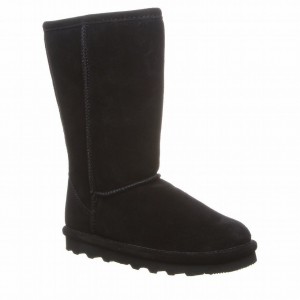 Bearpaw Elle Tall Youth Støvler Børn Sort | DQY8046KD