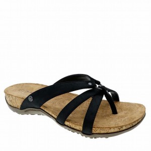 Bearpaw Fawn Sandaler Dame Sort | NQW8916FZ