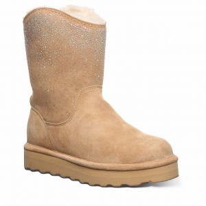 Bearpaw Glam Platform Lo Støvler Dame Brune | UHJ2137GE