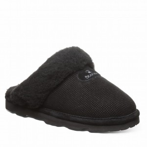 Bearpaw Loki Exotic Tøfler Dame Sort | GFZ4083CO