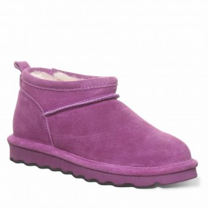 Bearpaw Super Shorty Snestøvler Dame Lilla | FSC9081PD