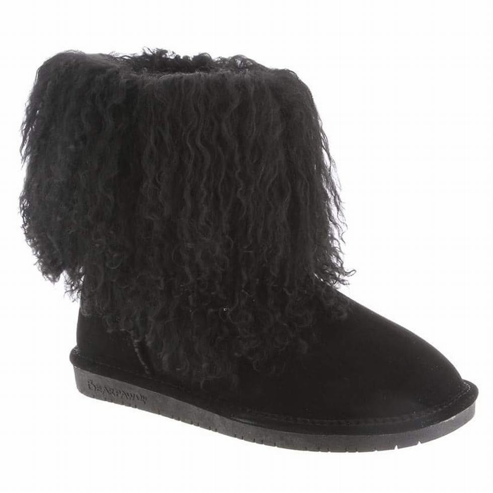 Bearpaw Boo Støvler Dame Sort | XRF179ZM