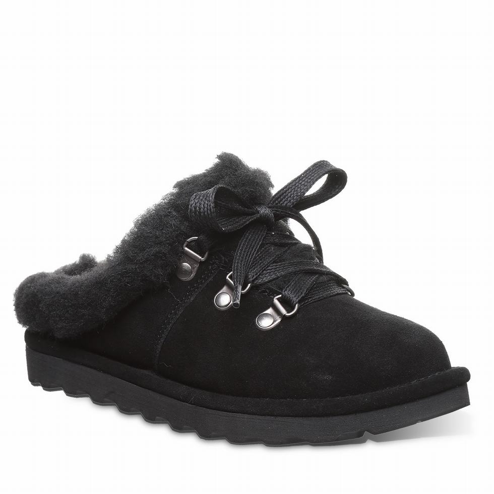 Bearpaw Cedar Tøfler Dame Sort | BXS190LG