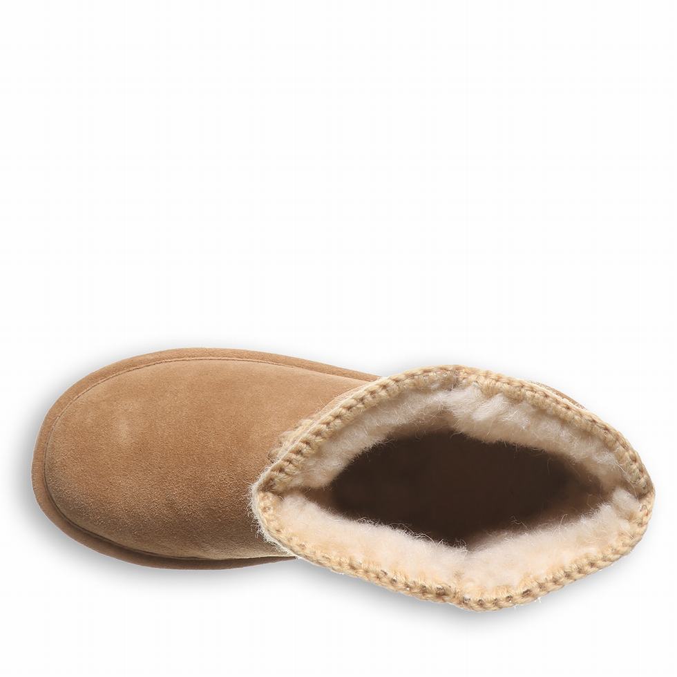 Bearpaw Elle Short Støvler Dame Brune | OSX7425SR