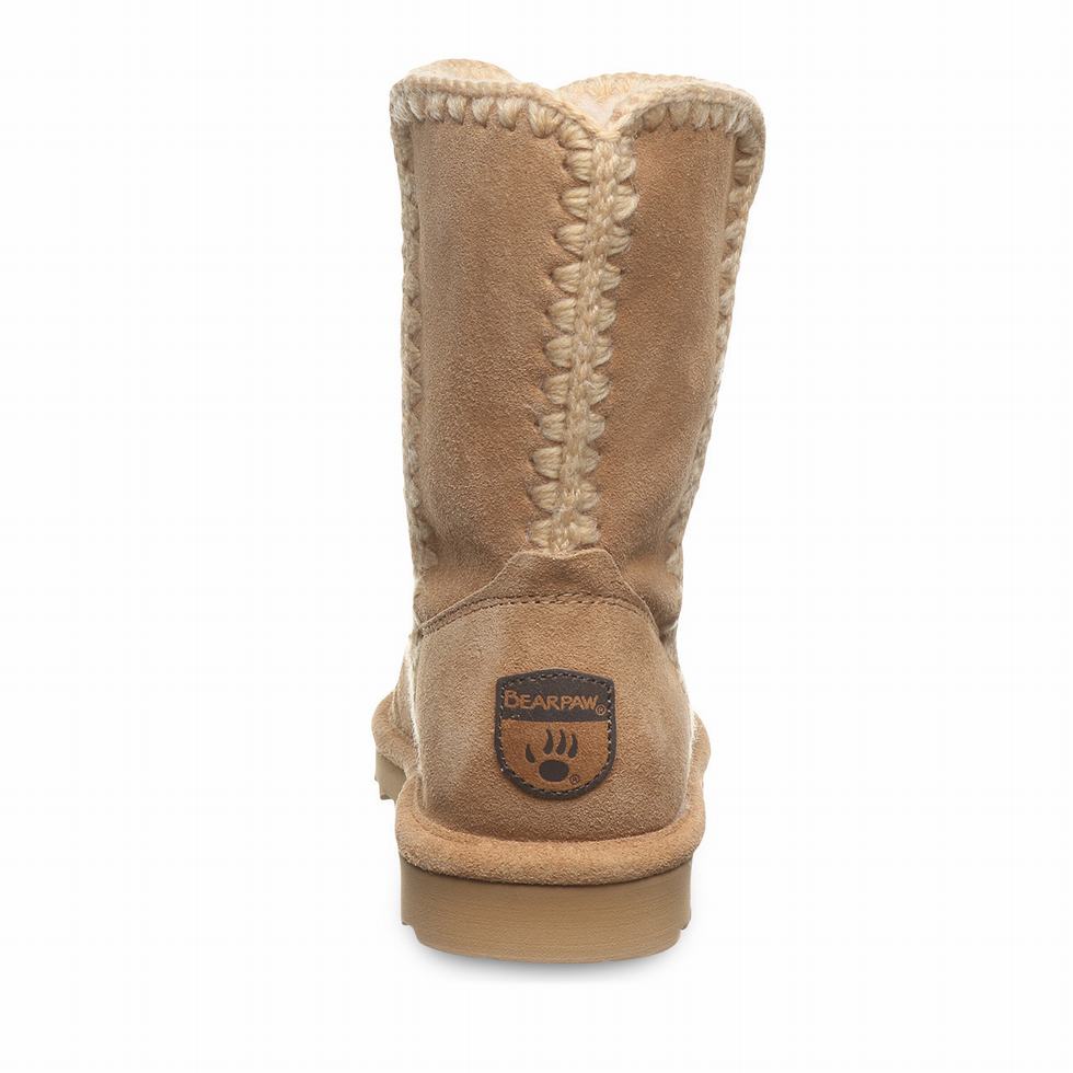 Bearpaw Elle Short Støvler Dame Brune | OSX7425SR