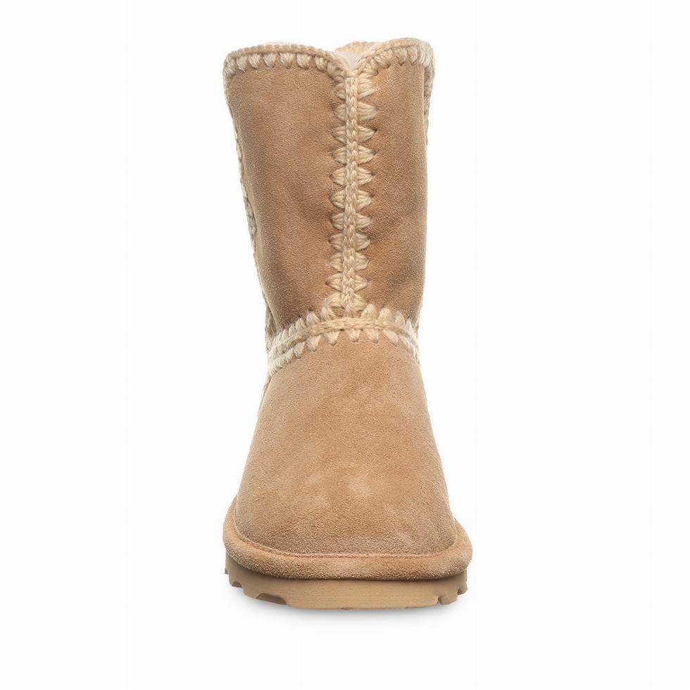 Bearpaw Elle Short Støvler Dame Brune | OSX7425SR