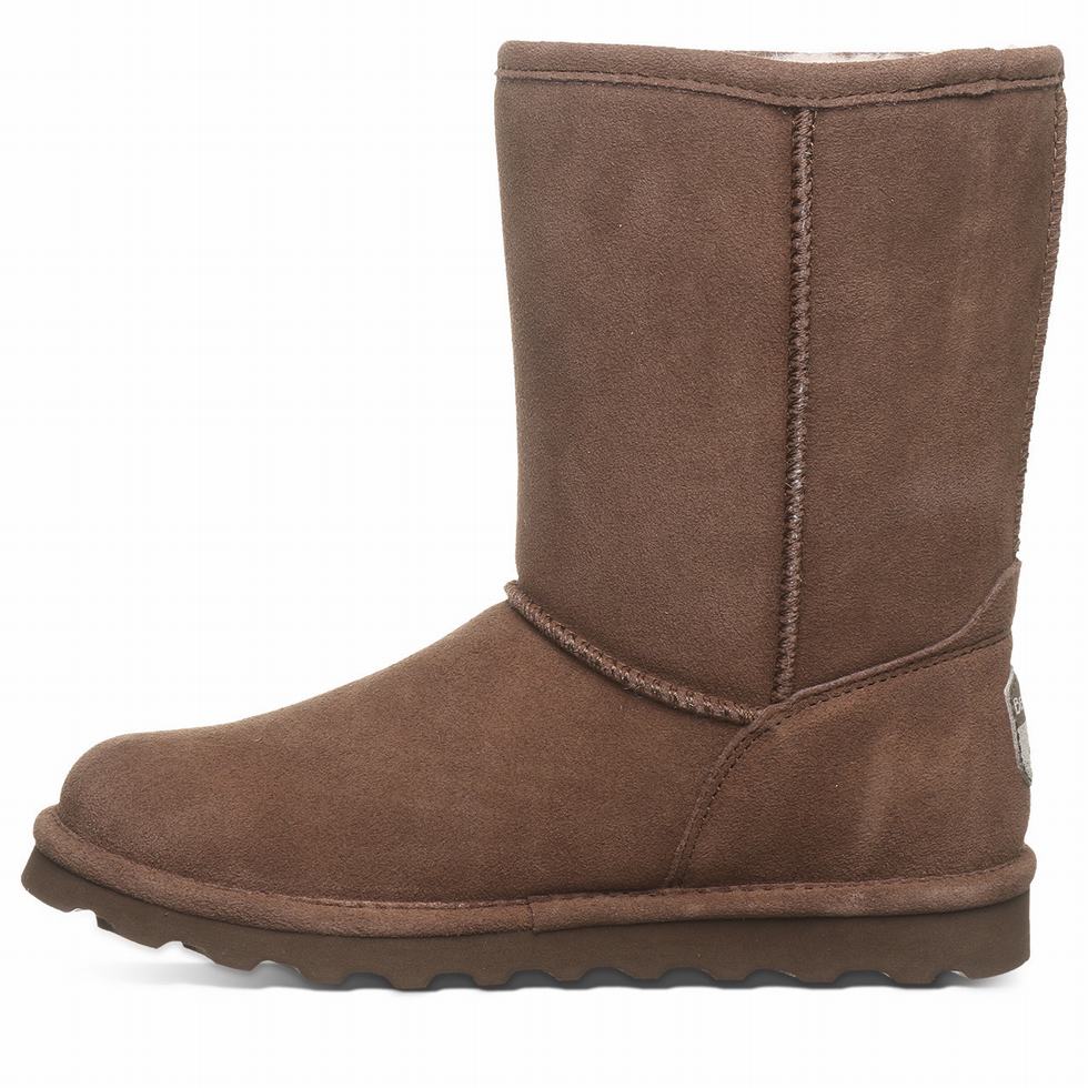 Bearpaw Elle Short Støvler Dame Brune | OZI628KT