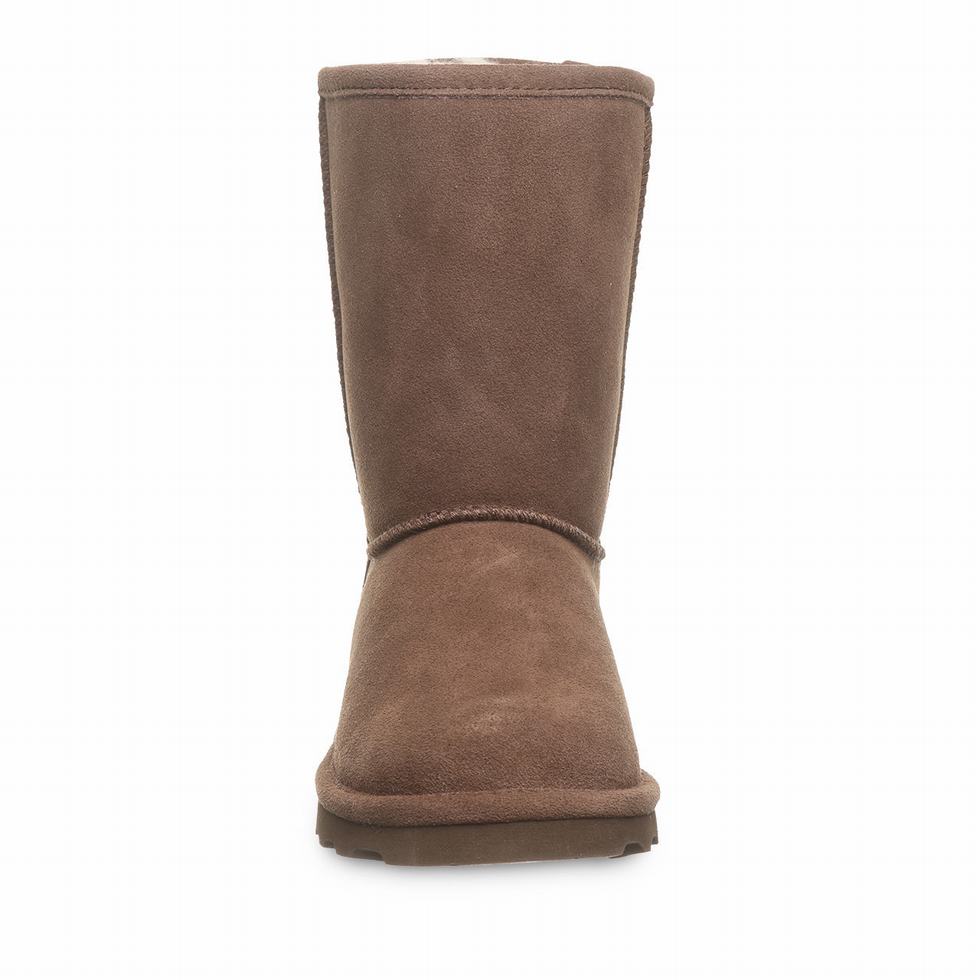 Bearpaw Elle Short Støvler Dame Brune | OZI628KT