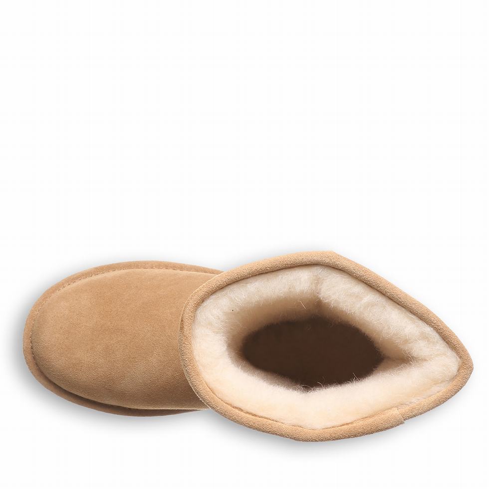 Bearpaw Elle Short Støvler Dame Brune | UXV9973DB