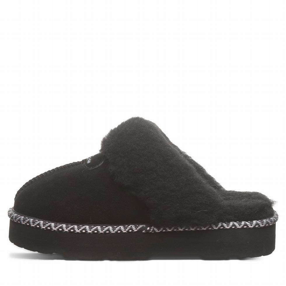 Bearpaw Loki Platform Lo Deco Tøfler Dame Sort | ACL9653BM