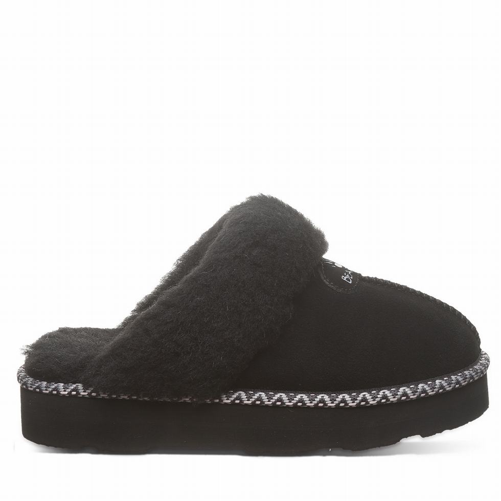 Bearpaw Loki Platform Lo Deco Tøfler Dame Sort | ACL9653BM