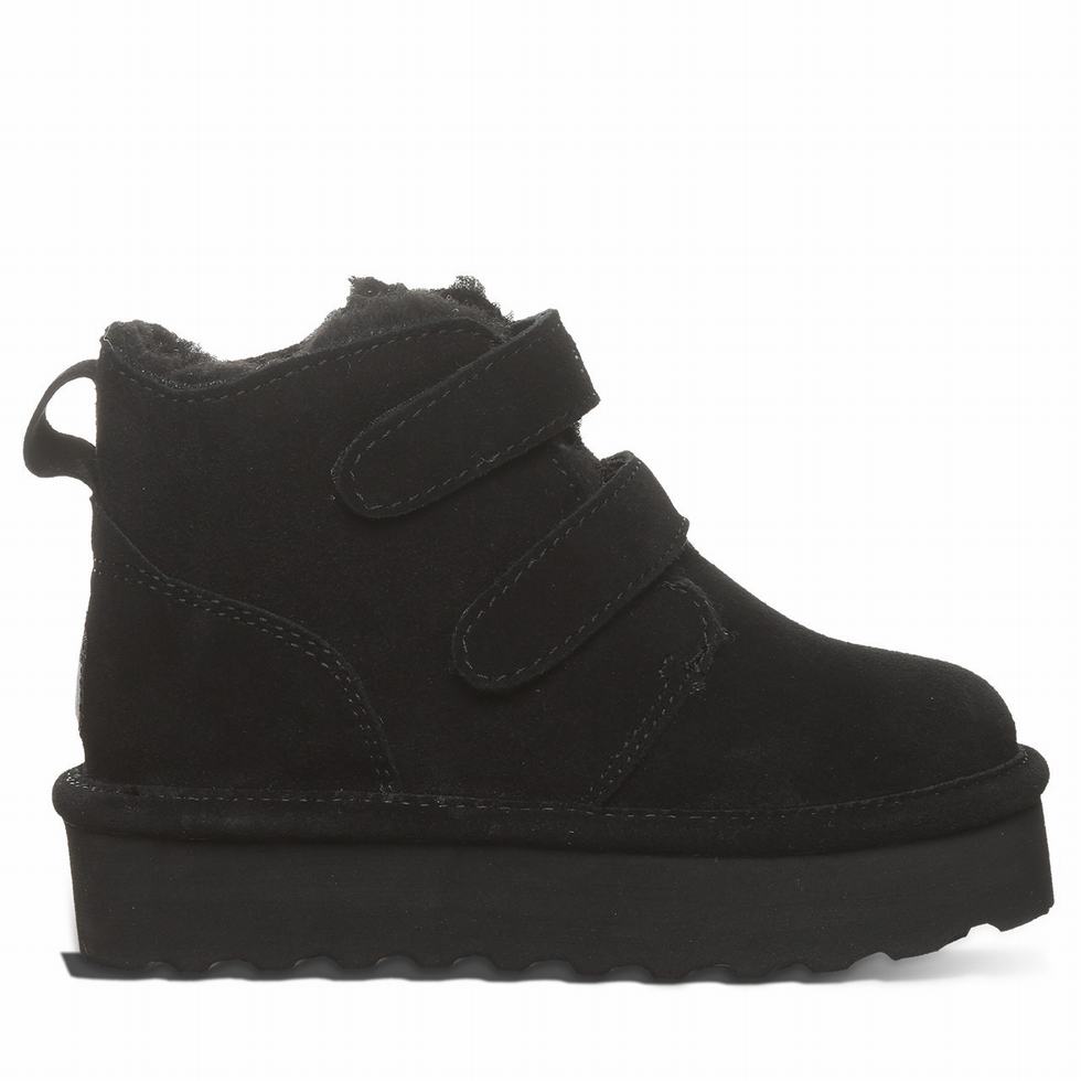 Bearpaw Retro Larisa Youth Støvler Børn Sort | EAM4295BB