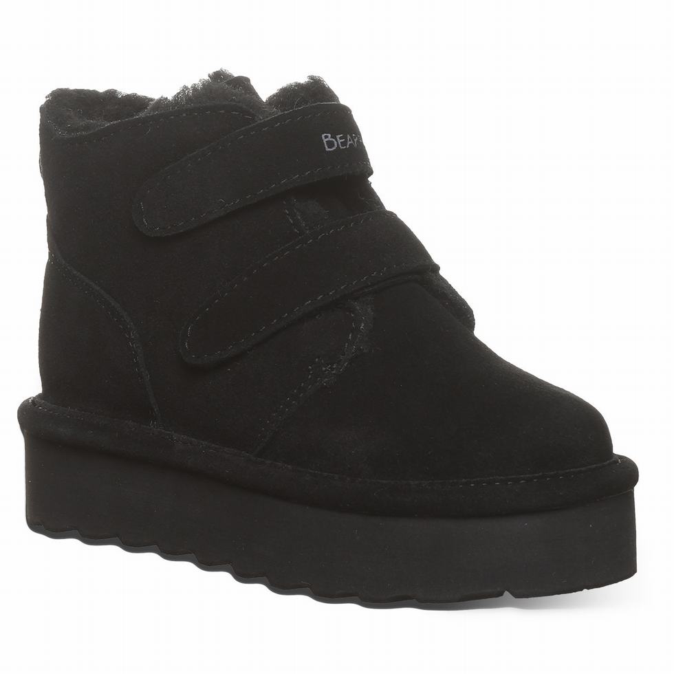 Bearpaw Retro Larisa Youth Støvler Børn Sort | EAM4295BB