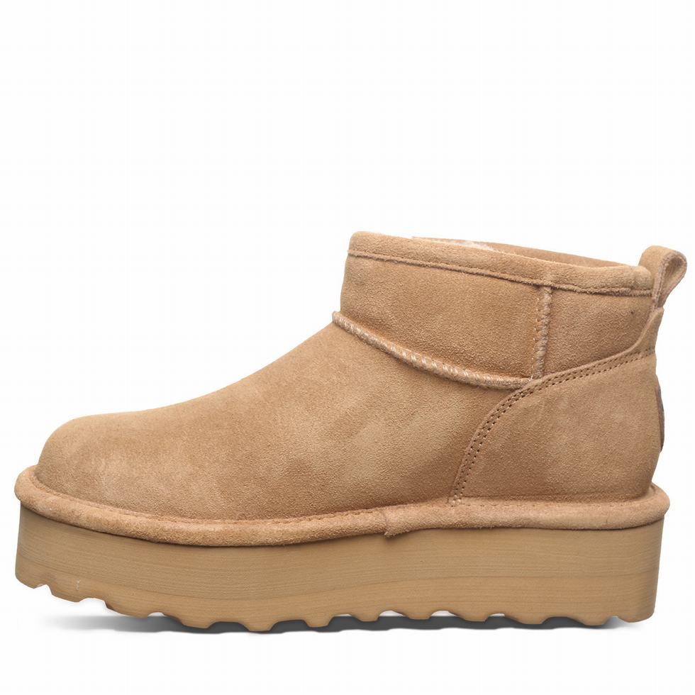 Bearpaw Retro Shorty Platform Støvler Dame Brune | EQS9678NX