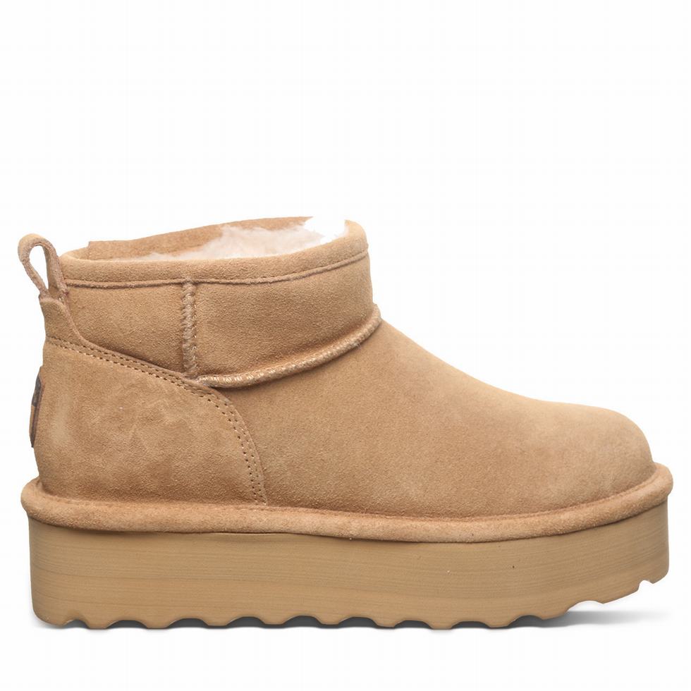 Bearpaw Retro Shorty Platform Støvler Dame Brune | EQS9678NX