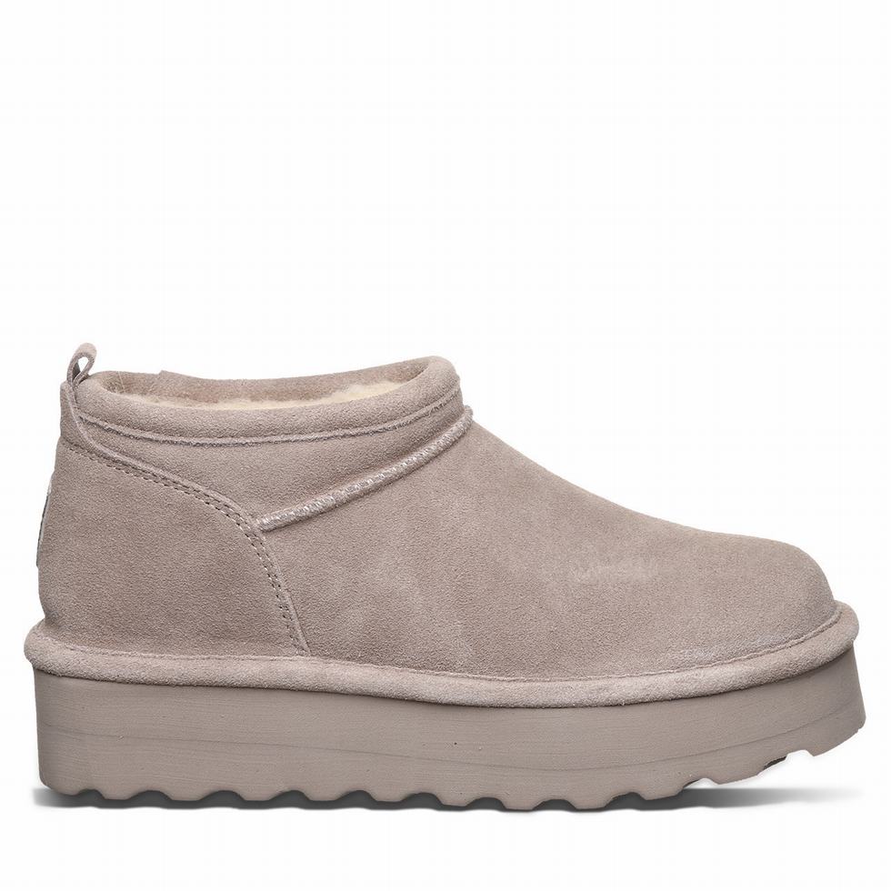 Bearpaw Retro Super Shorty Platform Støvler Dame Grå | ZUF5989TX