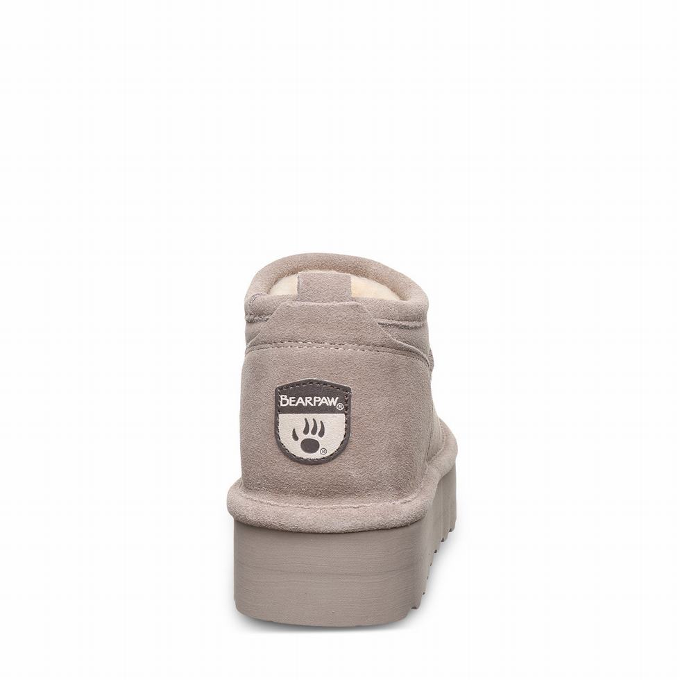 Bearpaw Retro Super Shorty Platform Støvler Dame Grå | ZUF5989TX