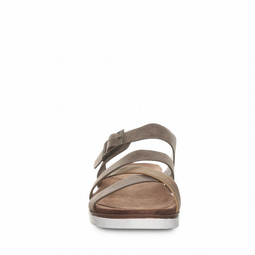 Bearpaw Rhodes Sandaler Dame Brune | WNO1914IZ