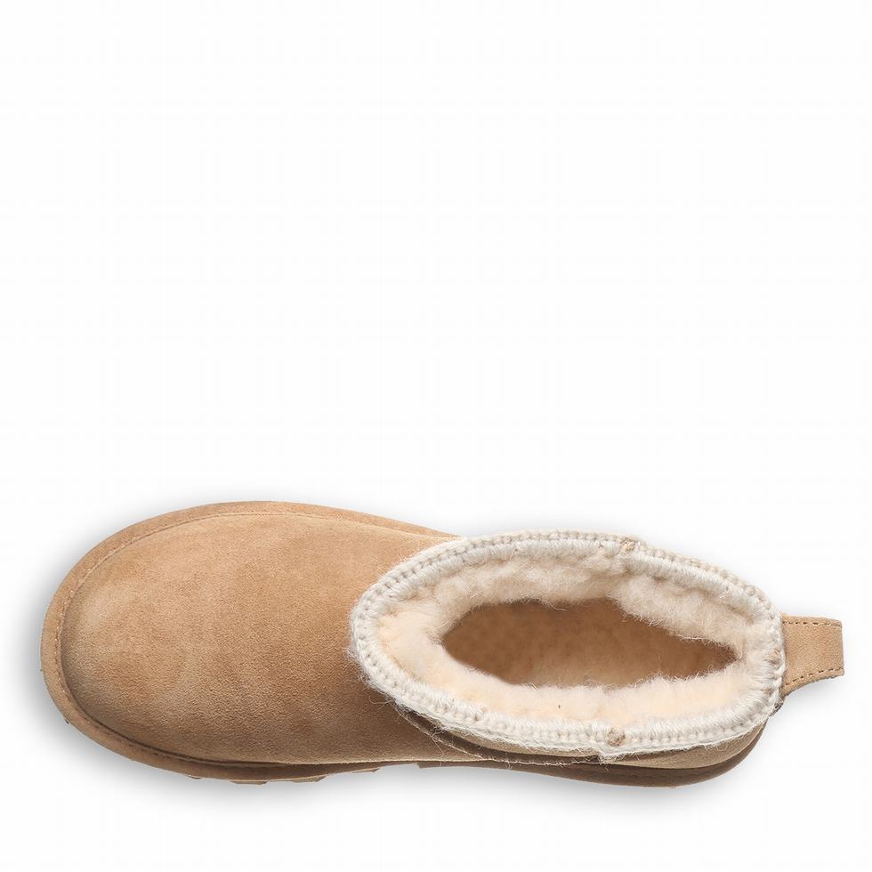 Bearpaw Shorty Crochet Støvler Dame Brune | KTD5219RX