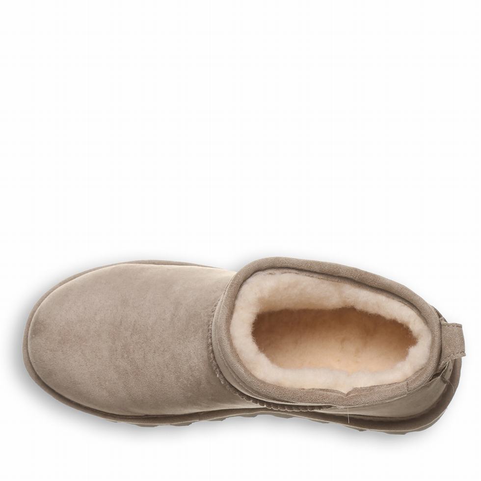 Bearpaw Shorty Vegan Støvler Dame Grå | YDM851LP