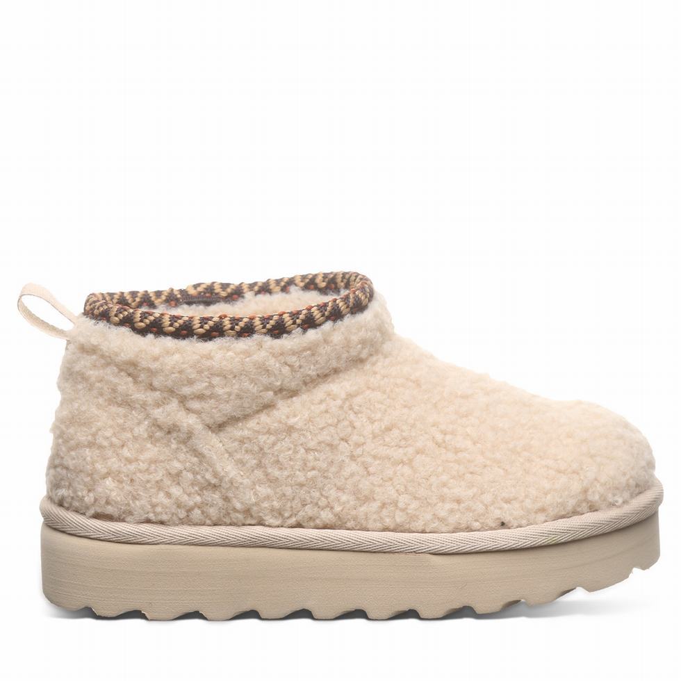 Bearpaw Snuggle Daphne Deco Youth Støvler Børn Beige | BQL2449CE