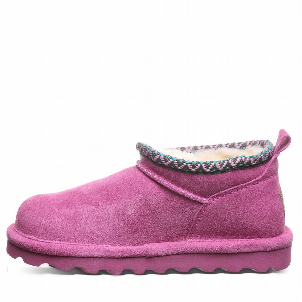 Bearpaw Super Shorty Deco Youth Støvler Børn Lilla | OIO5717TF