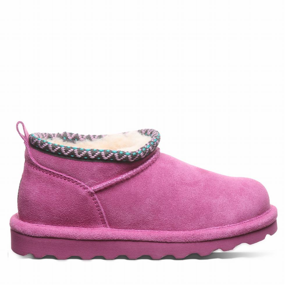 Bearpaw Super Shorty Deco Youth Støvler Børn Lilla | OIO5717TF