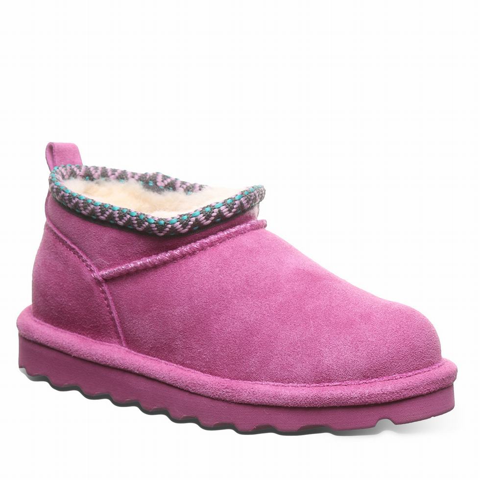 Bearpaw Super Shorty Deco Youth Støvler Børn Lilla | OIO5717TF