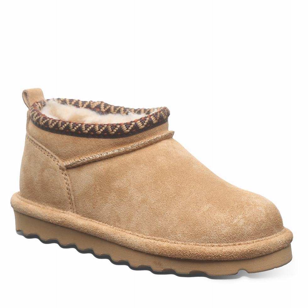 Bearpaw Super Shorty Deco Youth Støvler Børn Brune | EGU464JW