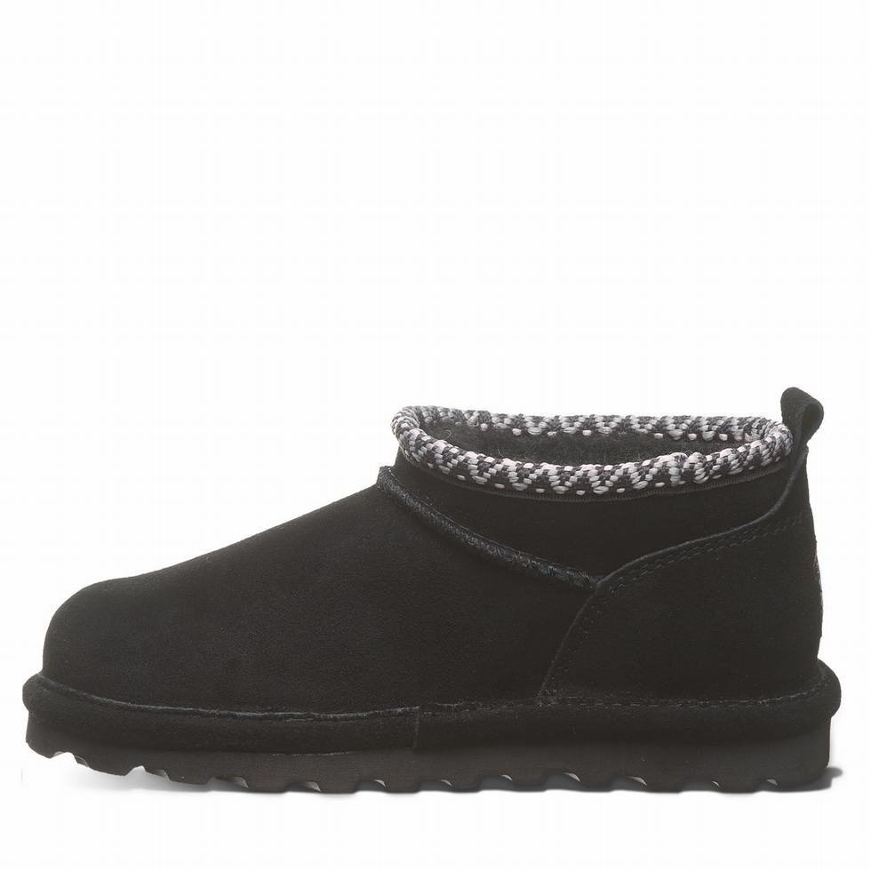 Bearpaw Super Shorty Deco Youth Støvler Børn Sort | BIZ2720BJ